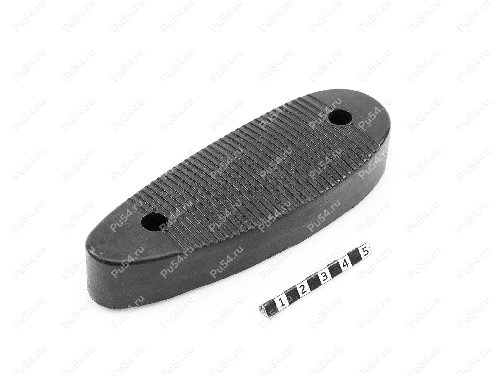 Recoil pad 138*49, 22mm, hole to hole center 91mm, Código de product 42-00-00122, Poliuretano, PU54/M71/negro, Imagen №1