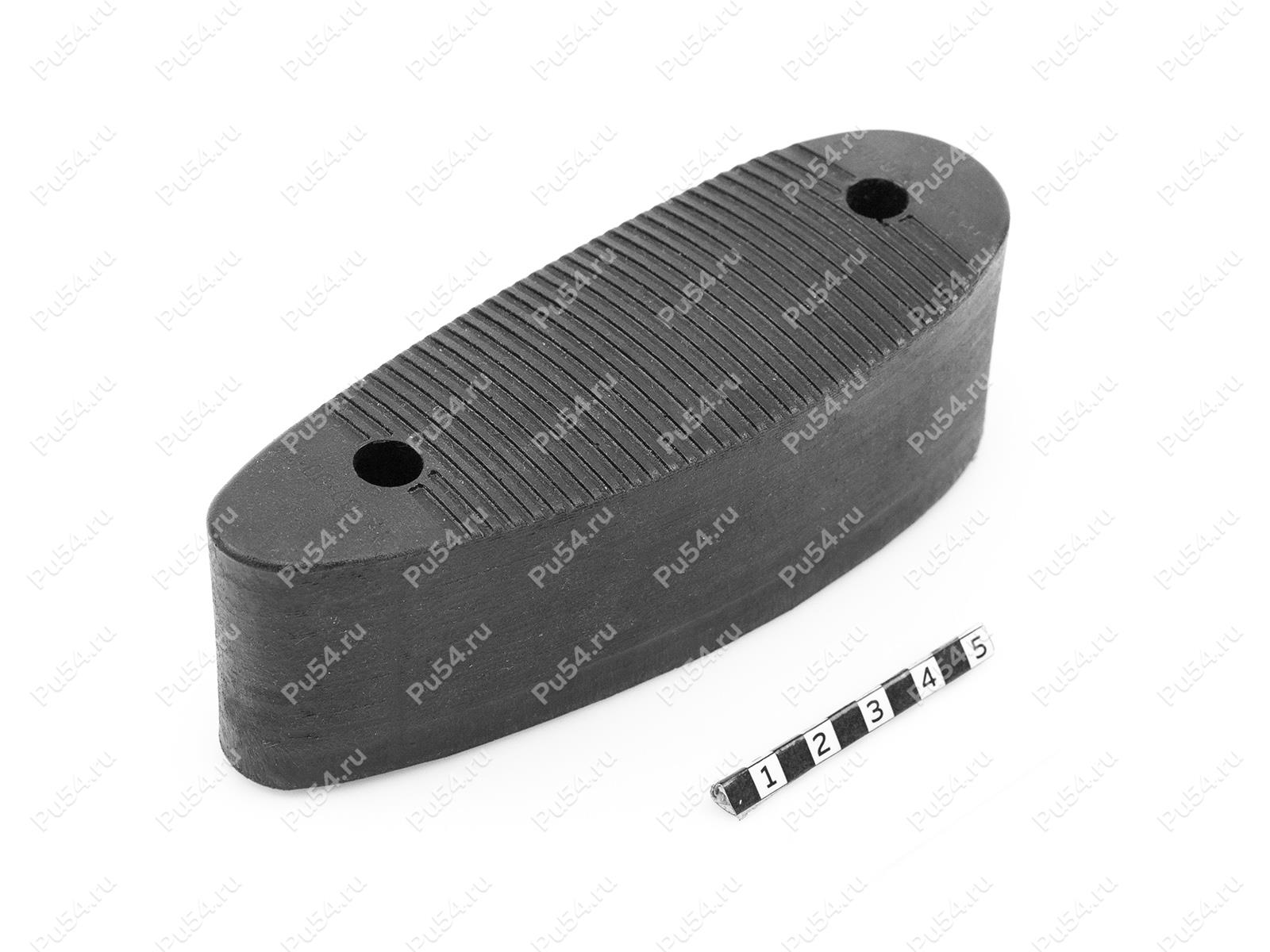 Recoil pad 138*49, 42mm, hole to hole center 91mm, Código de product 42-00-00142, Poliuretano, PU54/M71/negro, Imagen №1