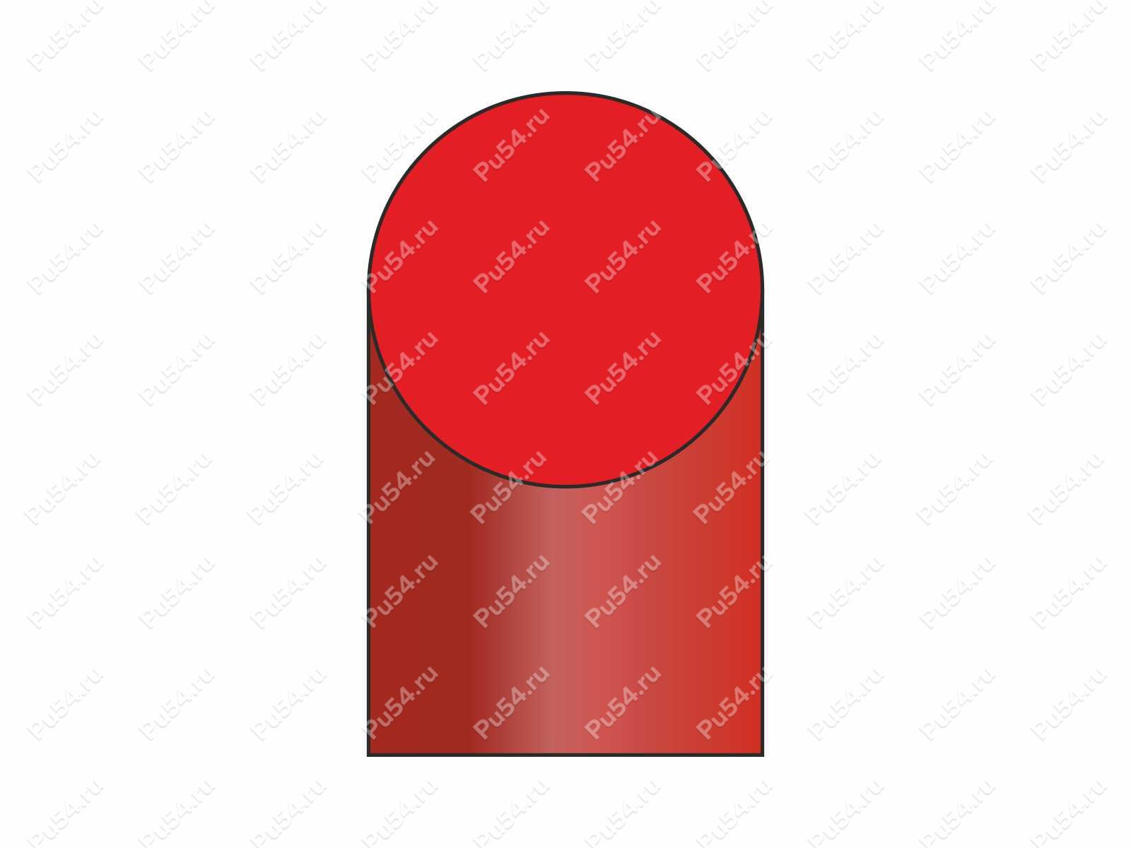 Кольцо 519.3x5.7 круглого сечения, Código de product 78-00-240164, Poliuretano, PU54/M92/красный, Imagen №1
