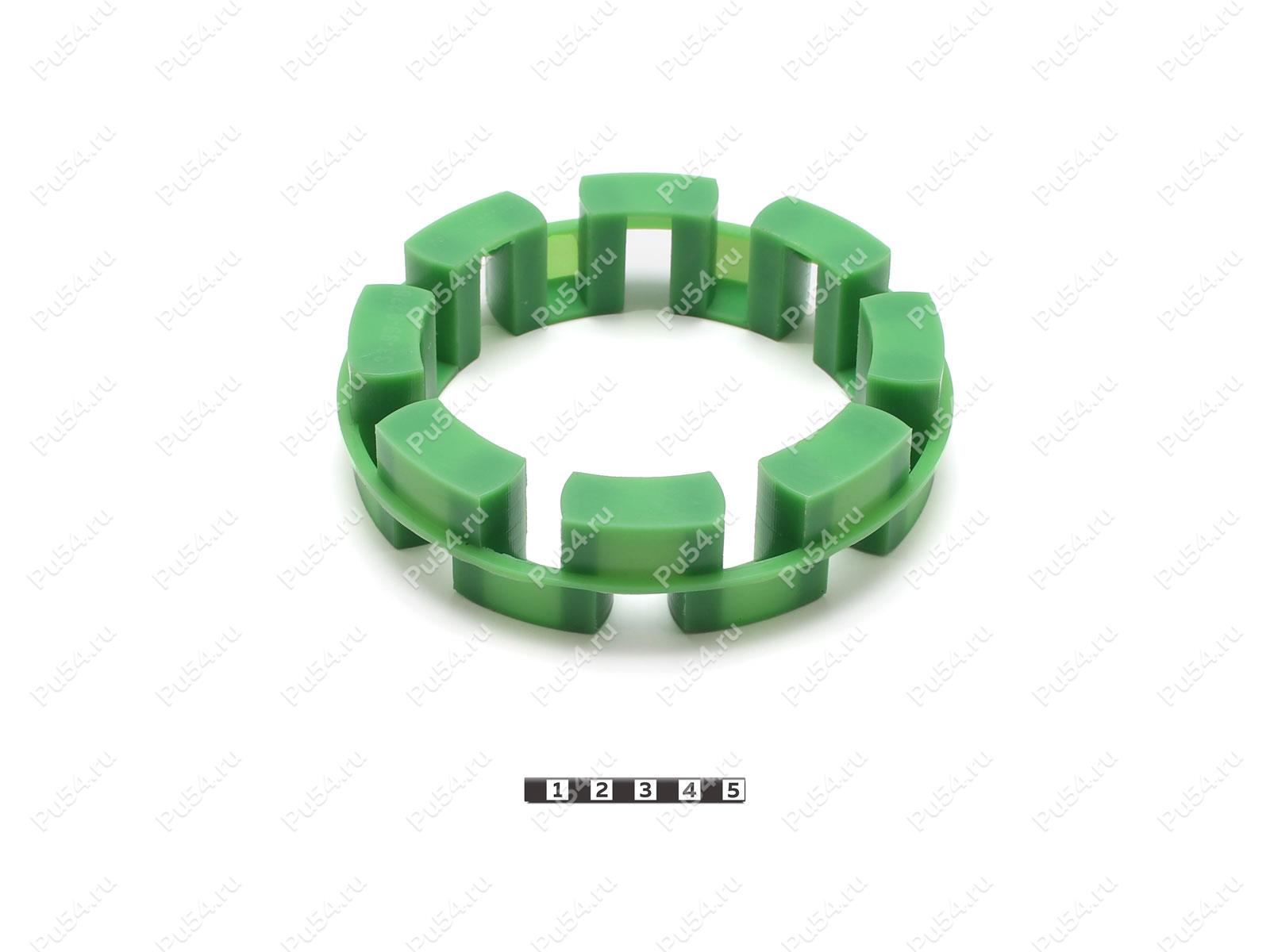 Элемент муфты TNM 168 / NM 168 аналог TSCHAN NOR-MEX RINGFEDER эластичный, Código de product 33-99-9228, Poliuretano, PU54/M80/зеленый, Imagen №1