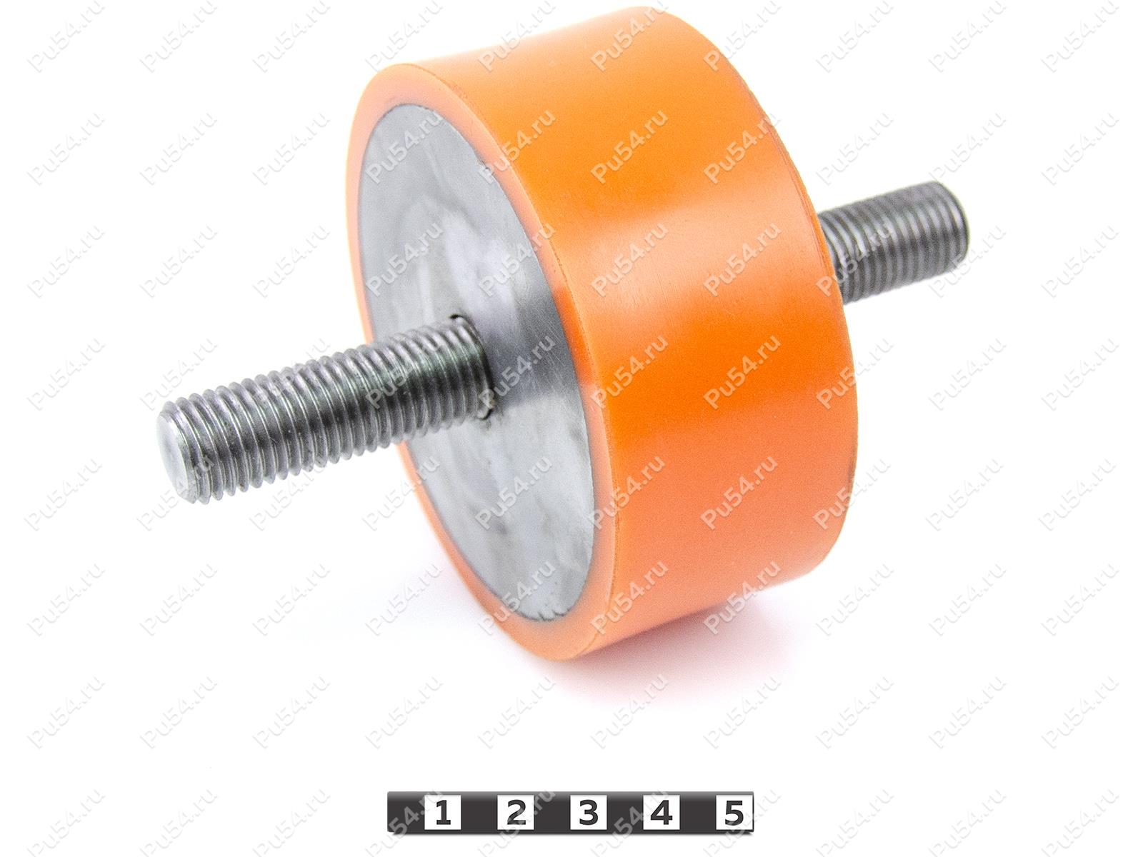 Amortiguador de motor, Código de product 31-12-023, Poliuretano, PU54/M71/naranja, Imagen №1