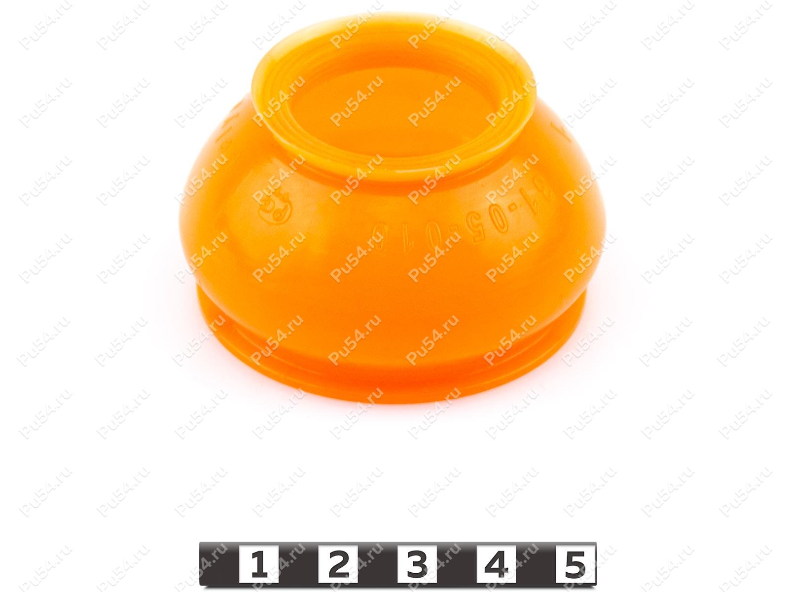 Ball-joint dust boot, rear stabilizer link, Código de product 31-05-010, Poliuretano, PU54/M71/naranja, Imagen №1