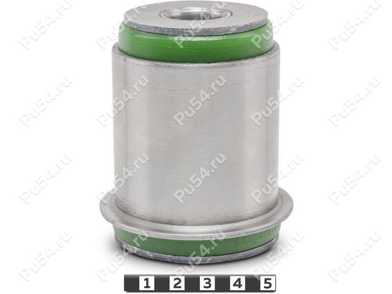 Lower control arm silent block, front suspension (pressed-in), Código de product 24-06-1501, Poliuretano, PU54/M80/verde, Imagen №1