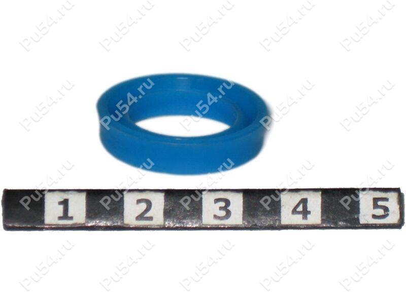 Polyurethane cuff D 22 x d 16 x h 5, Código de product 70-00-005, Poliuretano, PU54/M87/синий, Imagen №1
