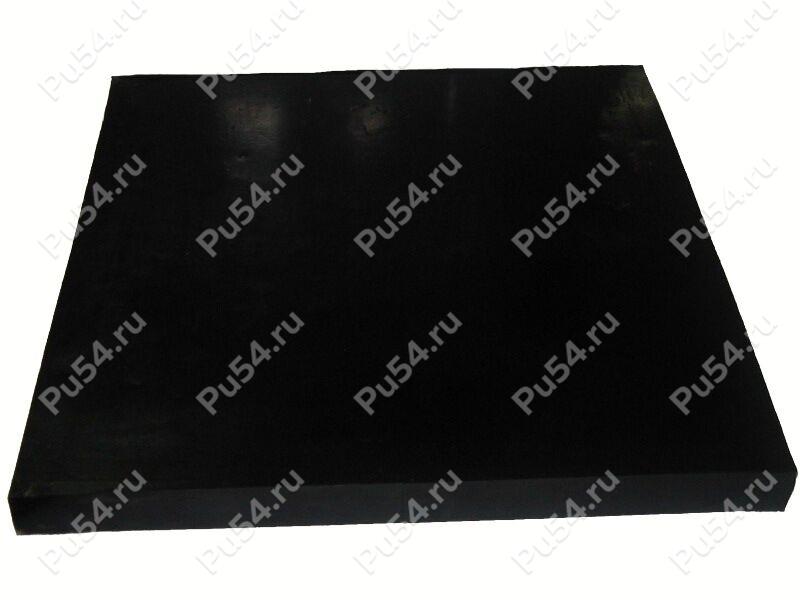 Polyurethane sheet, thickness 40 mm., Código de product 60-65-040, Poliuretano, PU54/M71/negro, Imagen №1