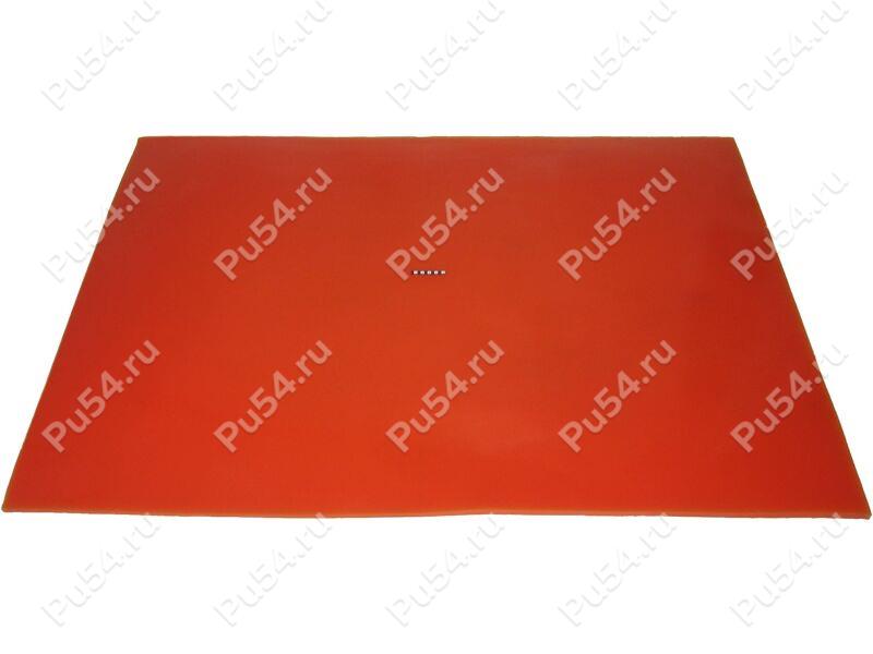 Polyurethane sheet, thickness 10 mm., Código de product 60-65-10510, Poliuretano, PU54/M71/naranja, Imagen №1