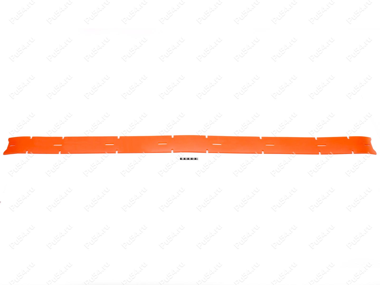 Скребок для поломоечной машины Nilfisk BR 855 SC 3500 передний, 1080x70x4 мм., Código de product 33-99-95003, Poliuretano, PU54/M72/оранжевый, Imagen №1