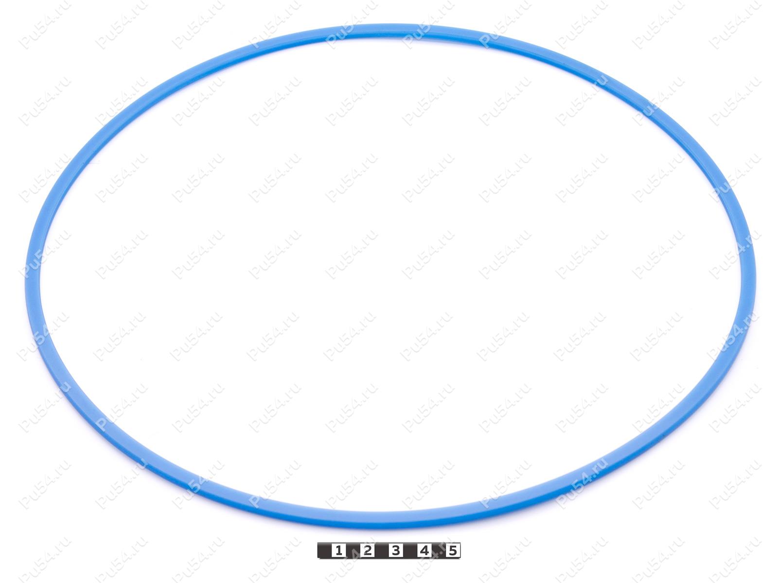 Уплотнение крышки / поршня 275x266,4x4/3,72 статическое, профиль DK127, Código de product 70-08-964201, Poliuretano, PU54/M92/красный, Imagen №1