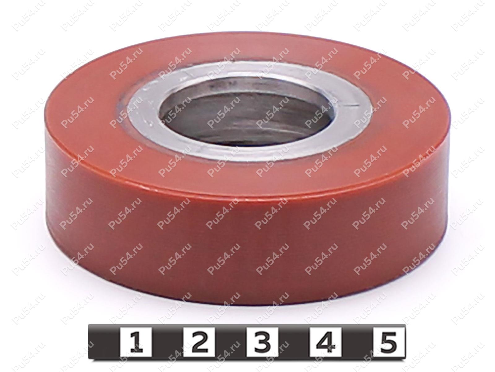 Ролик малый D70 x d48 x H19 (восстановление), Código de product 333-01-1168, Poliuretano, PU54Q/E92/коричневый, Imagen №1