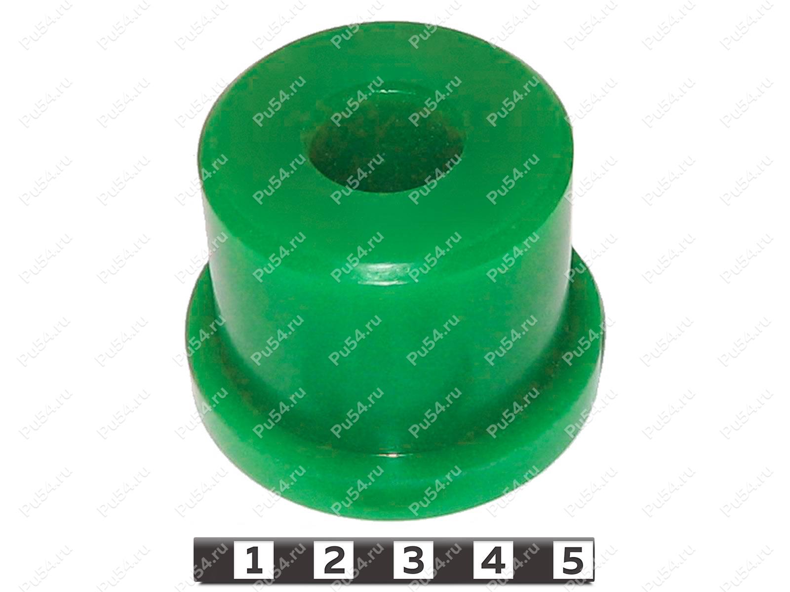 Spring bushing UAZ Patriot (instead 14-10-005), Código de product 14-10-006, Poliuretano, PU54i/K80/темно-зеленый, Imagen №1