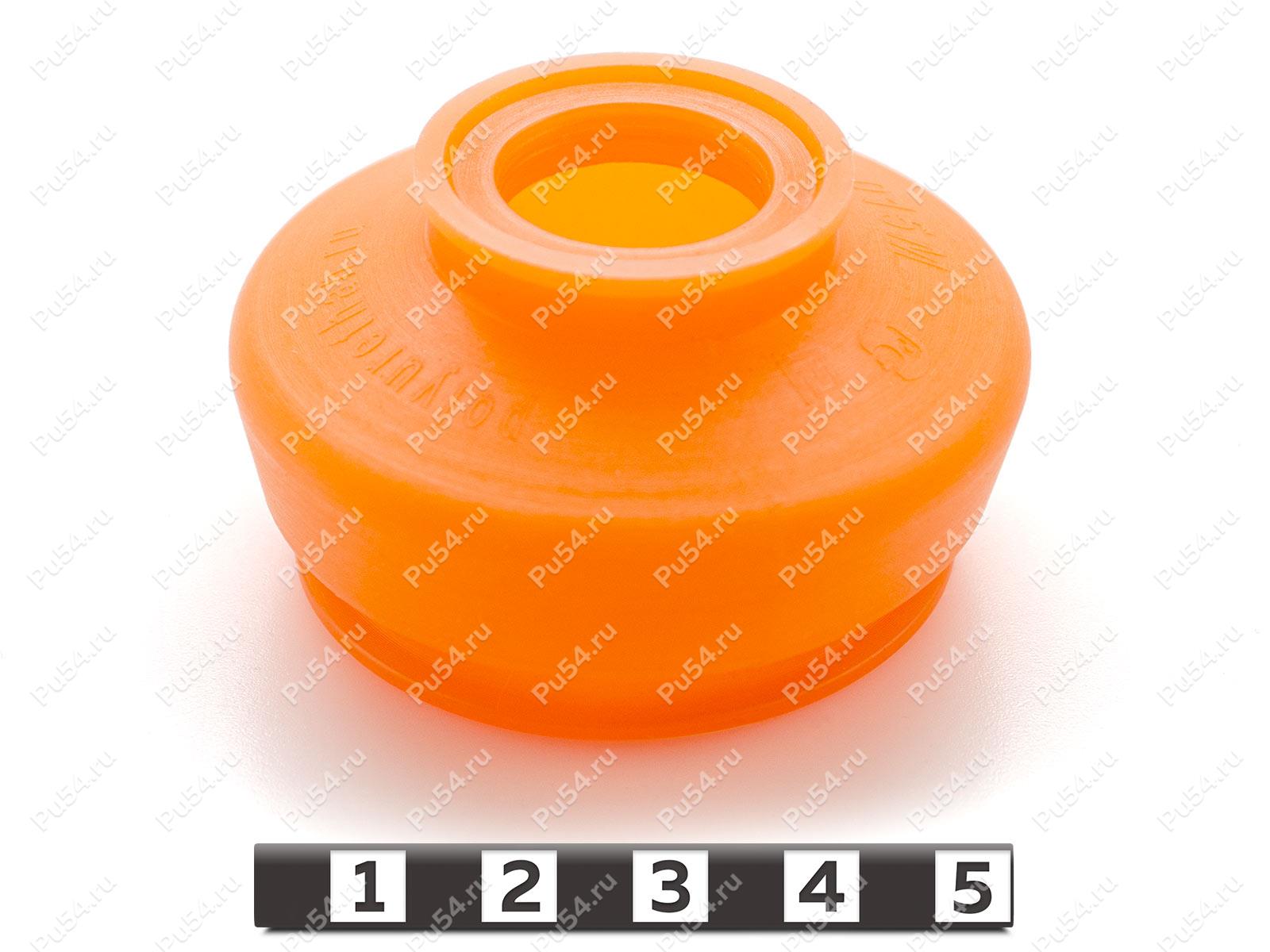 Ball-joint dust boot, front suspension, Código de product 1-05-015M, Poliuretano, PU54/M72/оранжевый, Imagen №1