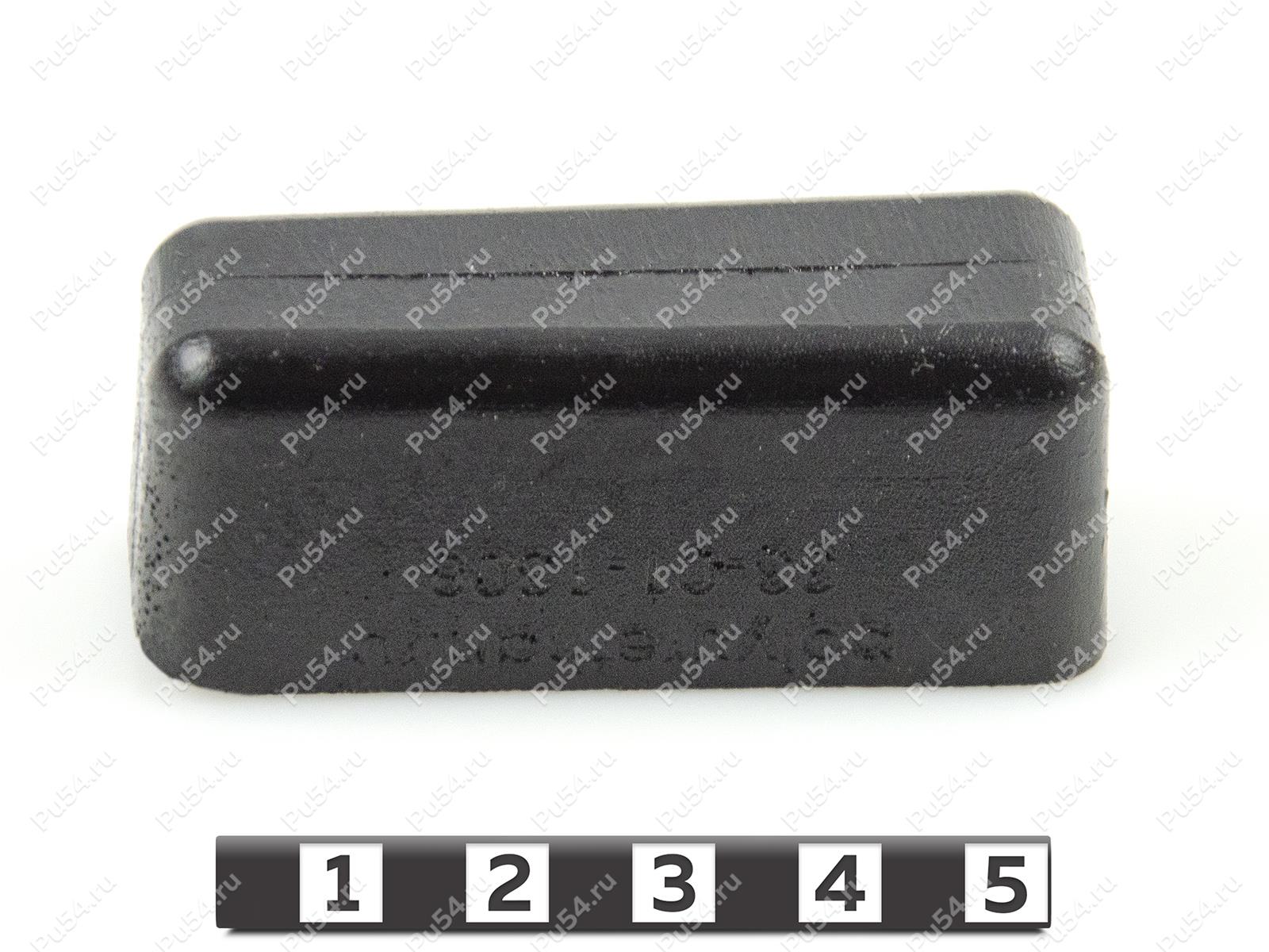 Накладка (ножка) 22-20/25/61,5, Código de product 33-01-1308, Poliuretano, PU54/M87/черный, Imagen №1