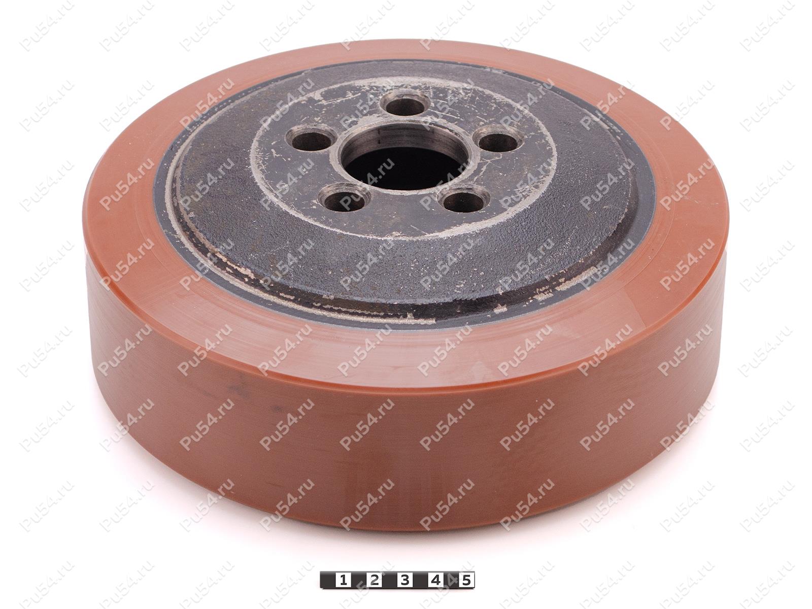 Колесо D 230 x d 180 x H 70 (восстановление), Código de product 333-01-1066, Poliuretano, PU54Q/E90/коричневый, Imagen №1