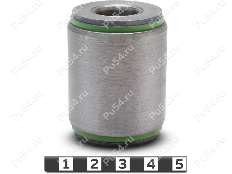 Stabilizer bracket silent block (KDSS), pressed-in, Código de product 1-06-2741, Poliuretano, PU54/M80/verde, Imagen №1