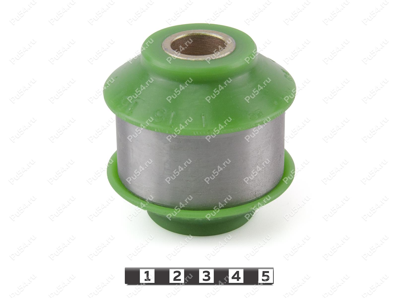 Lateral rod silent block, front suspension (sectional)., Código de product 1-16-167, Poliuretano, PU54/M80/зеленый, Imagen №1