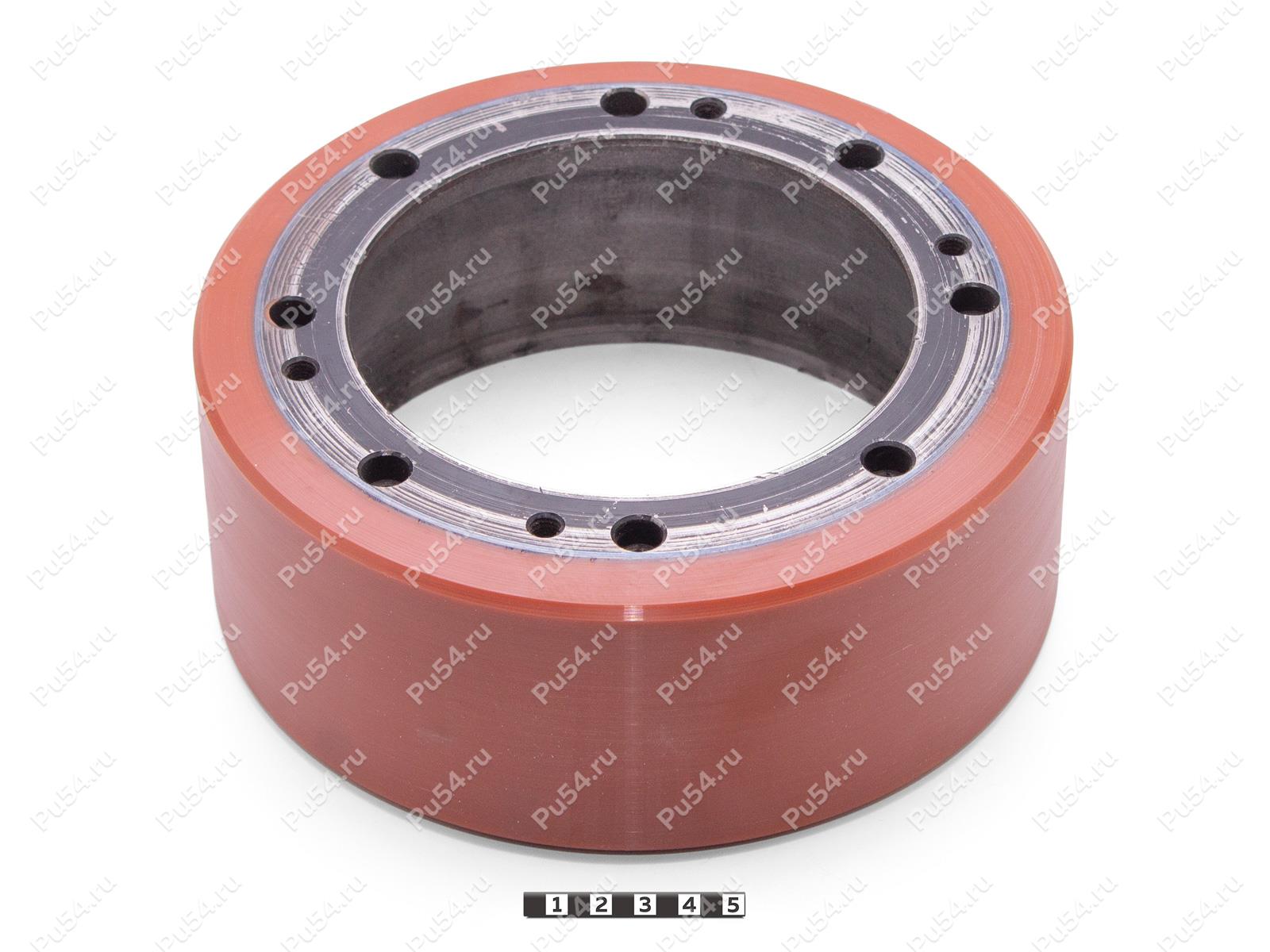 Колесо D210 x d183 x H83 (восстановление), Código de product 333-01-1211, Poliuretano, PU54Q/E92коричневый, Imagen №1
