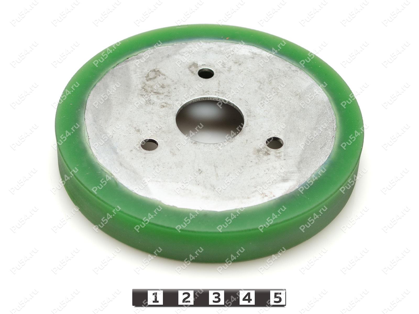 Диск фрикциона снегоуборщика 112*100*16 (восстановление), Código de product 333-01-1047, Poliuretano, PU54/M80/зеленый, Imagen №1