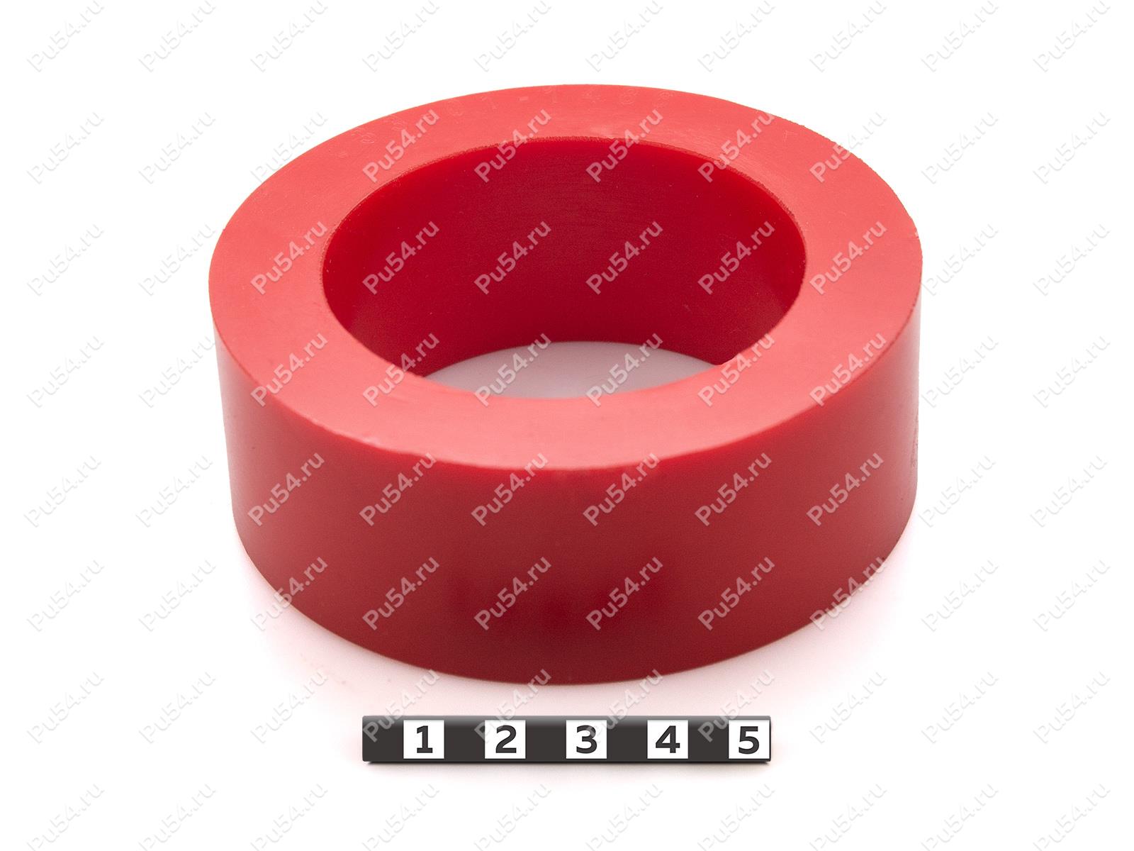 Ролик D 95 х d 65 x H 34, Código de product 33-01-1486, Poliuretano, PU54/K55/красный, Imagen №1