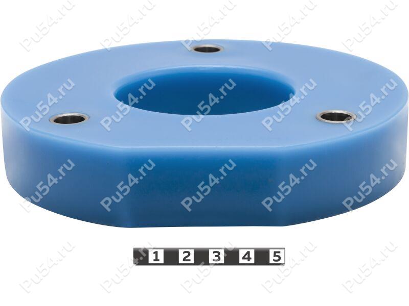 Front shock absorber strut spacer, 30 mm, Código de product 24-12-0033, Poliuretano, PU54/M87/azul, Imagen №1