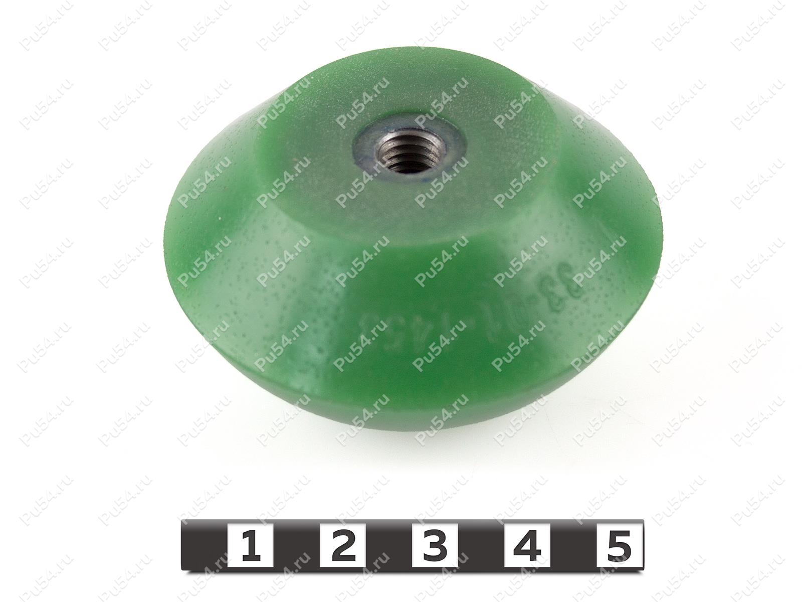Клапан D 58 x h 34, Código de product 33-01-1453, Poliuretano, PU54/M80/зеленый, Imagen №1