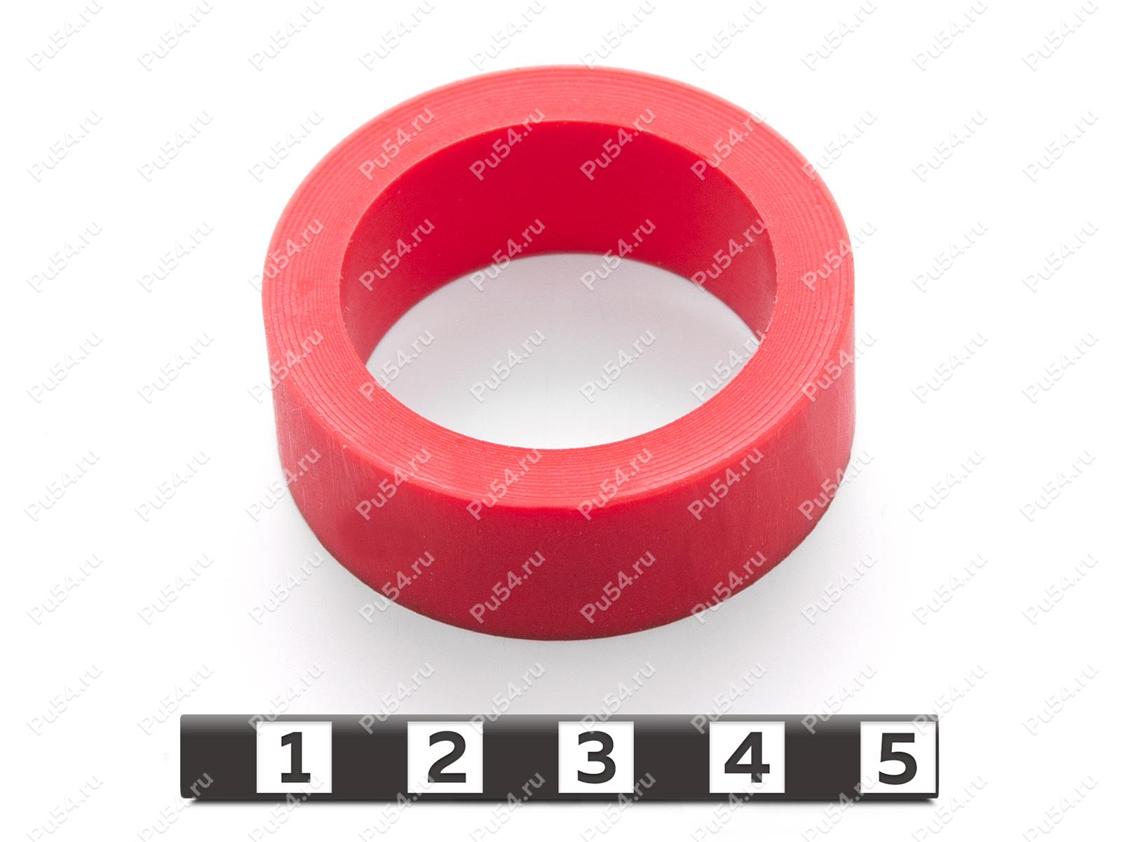 Кольцо D 41,5 x d 31 x H 14,5, Código de product 33-01-1296, Poliuretano, PU54/K55/красный, Imagen №1