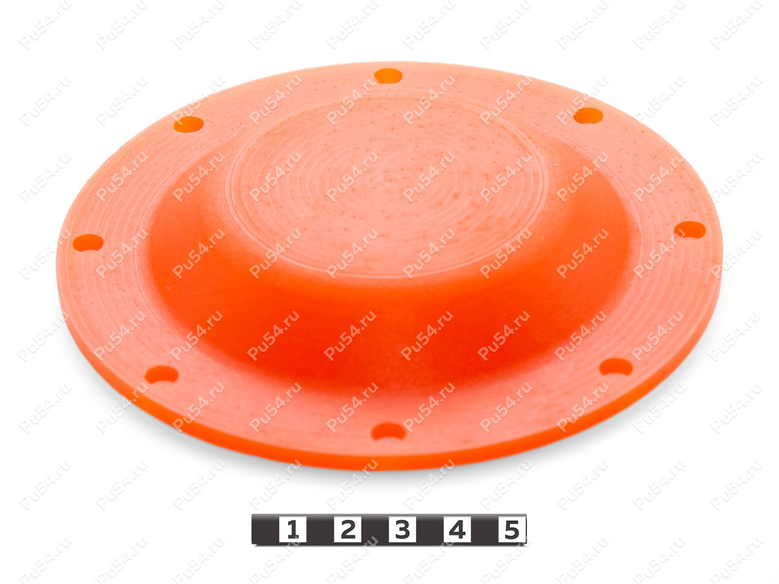 Мембрана D138 x H18 (S4), Código de product 33-01-1849, Poliuretano, PU54/M72/оранжевый, Imagen №1