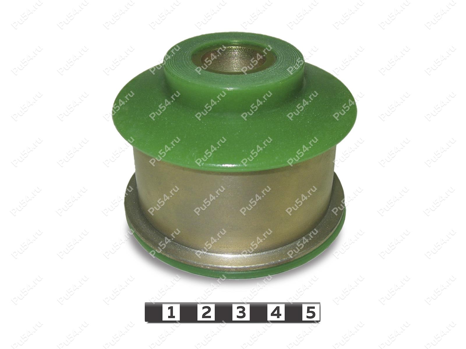 Lateral rod silent block, front suspension (sectional)  OD=65.3 mm, Código de product 1-16-1749, Poliuretano, PU54/M80/зеленый, Imagen №1