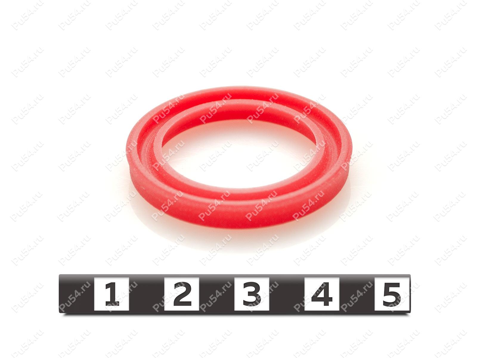Сальник манжета ДУ 24,7мм ELAFLEX ED 079 PU LT низкотемпературный, Código de product 78-00-212, Poliuretano, PU54/E92/красный, Imagen №1