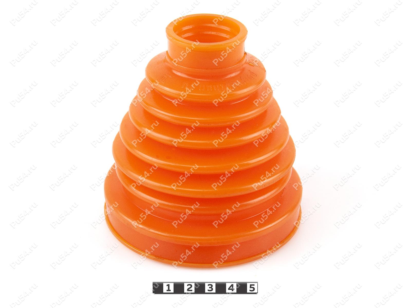 CV-joint dust boot (inner), front suspension, Código de product 1-05-039, Poliuretano, PU54/E72/rojo, Imagen №1