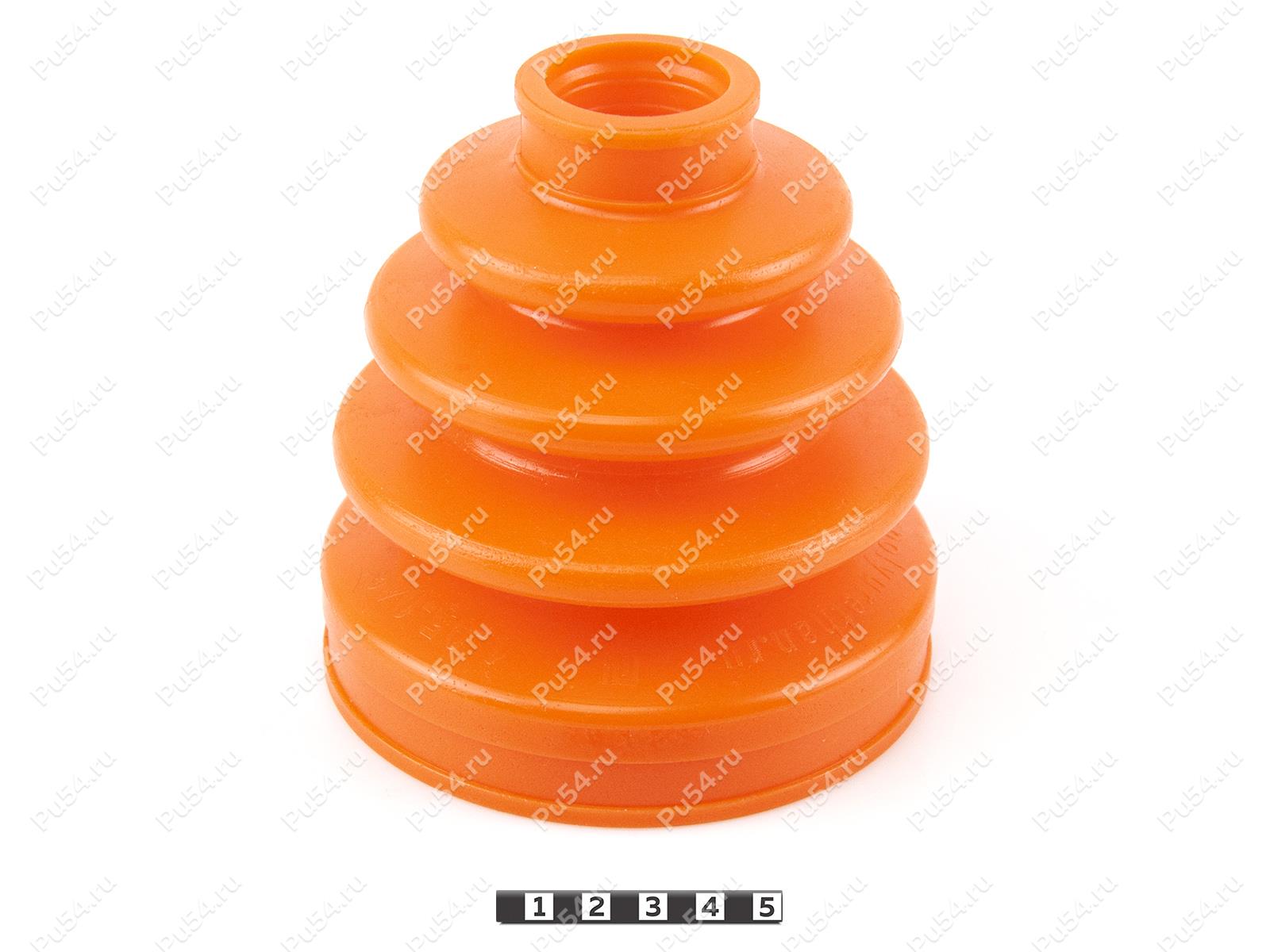 CV-joint dust boot (inner), front suspension, Código de product 1-05-046, Poliuretano, PU54/E72/rojo, Imagen №1