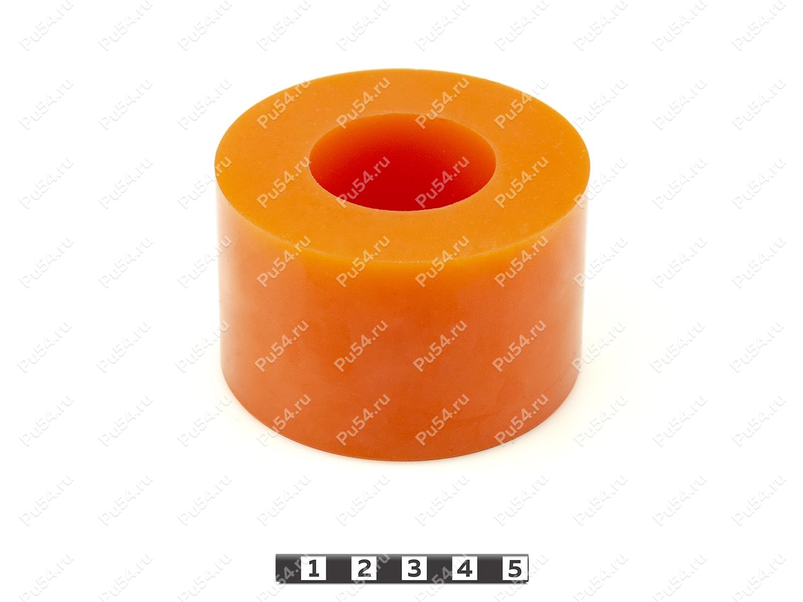 Втулка D 80 x d 40 x H 50, Código de product 33-01-1278, Poliuretano, PU54/M72/оранжевый, Imagen №1