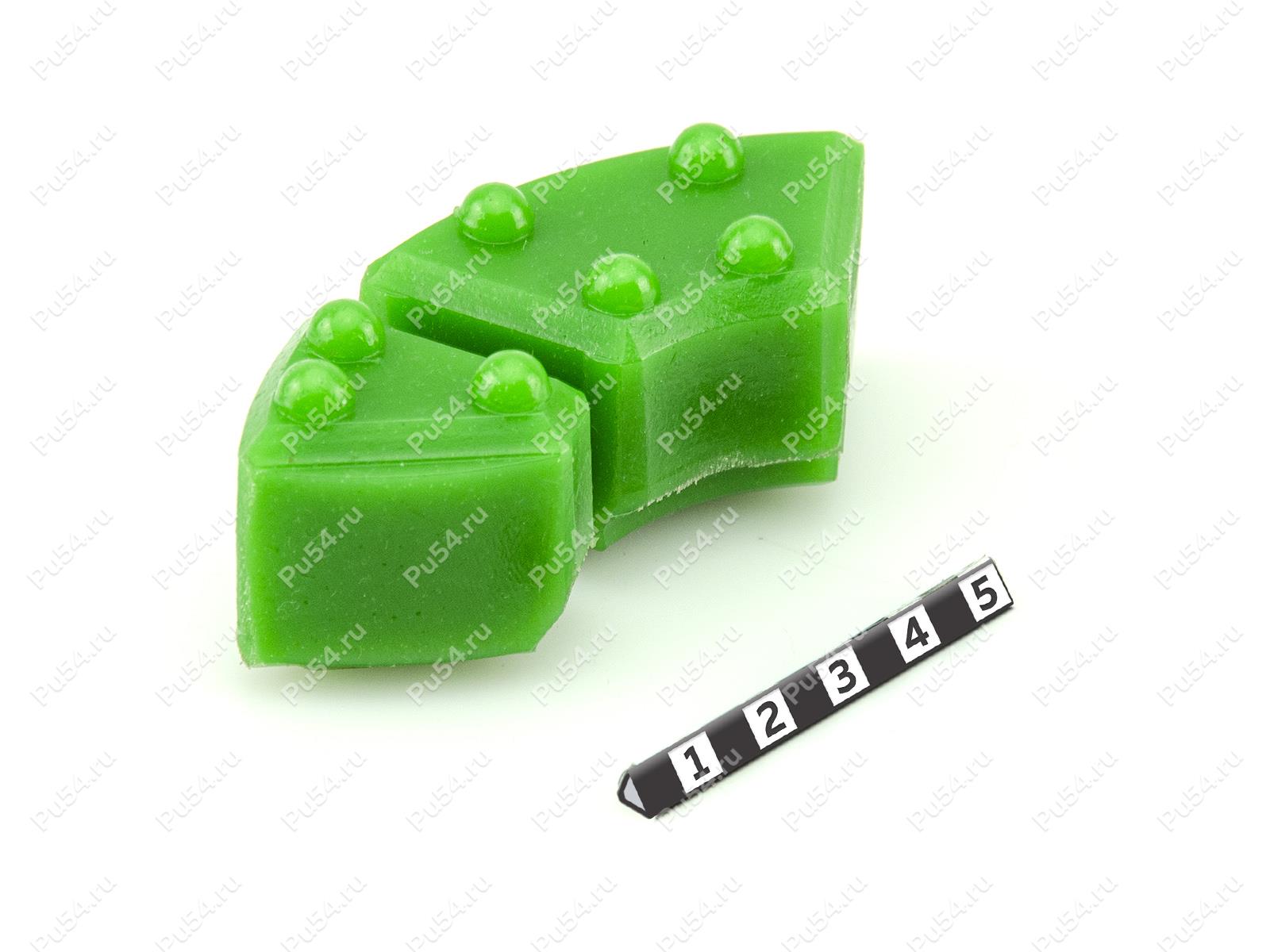 Демпфер ведомой звездочки мотоцикла, Código de product 55-07-005, Poliuretano, PU54/M80/зеленый, Imagen №1