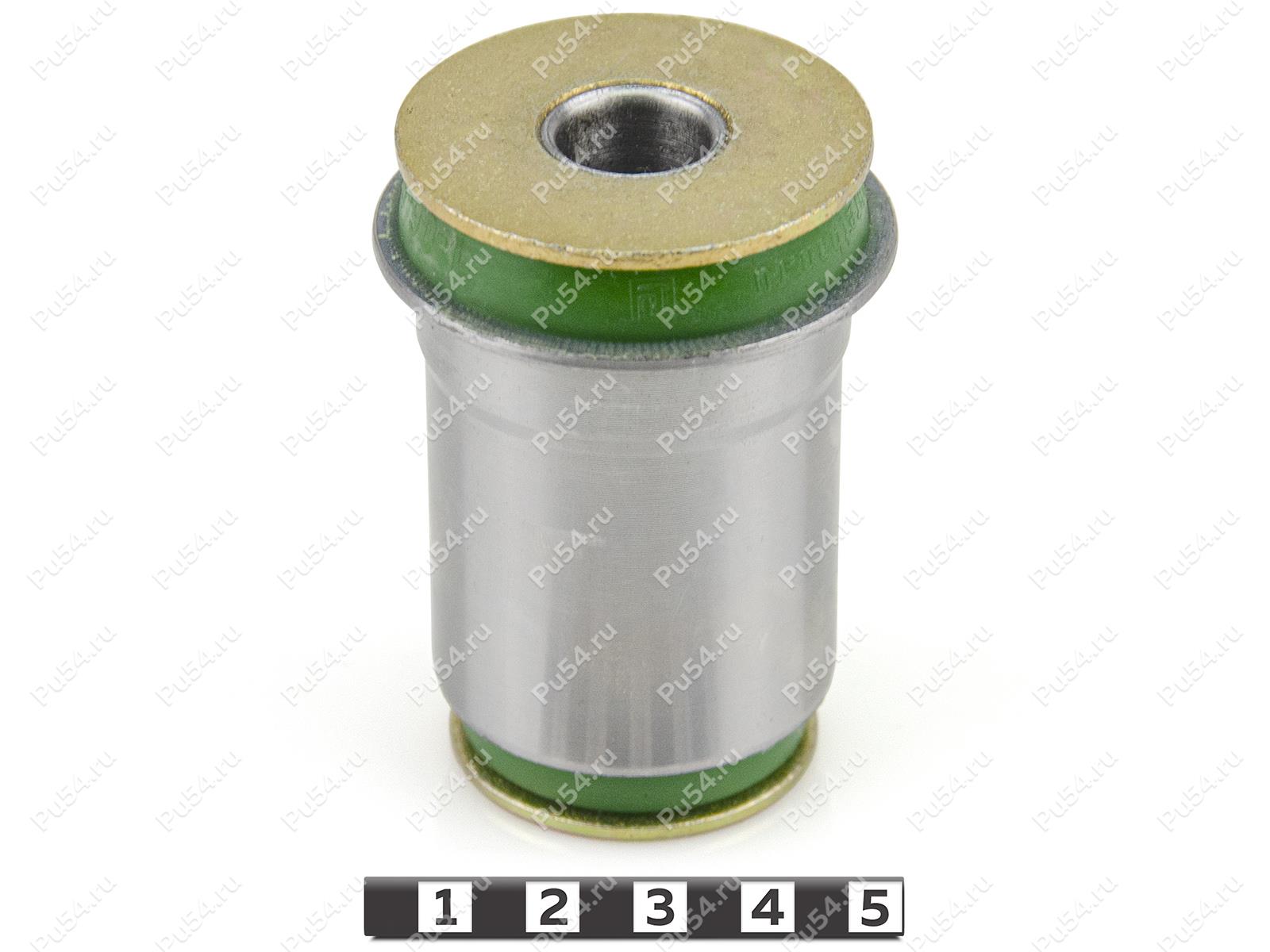 Сайлентблок нижнего рычага передней подвески запрессованный, Código de product 1-06-5631, Poliuretano, PU54/M80/зеленый, Imagen №1
