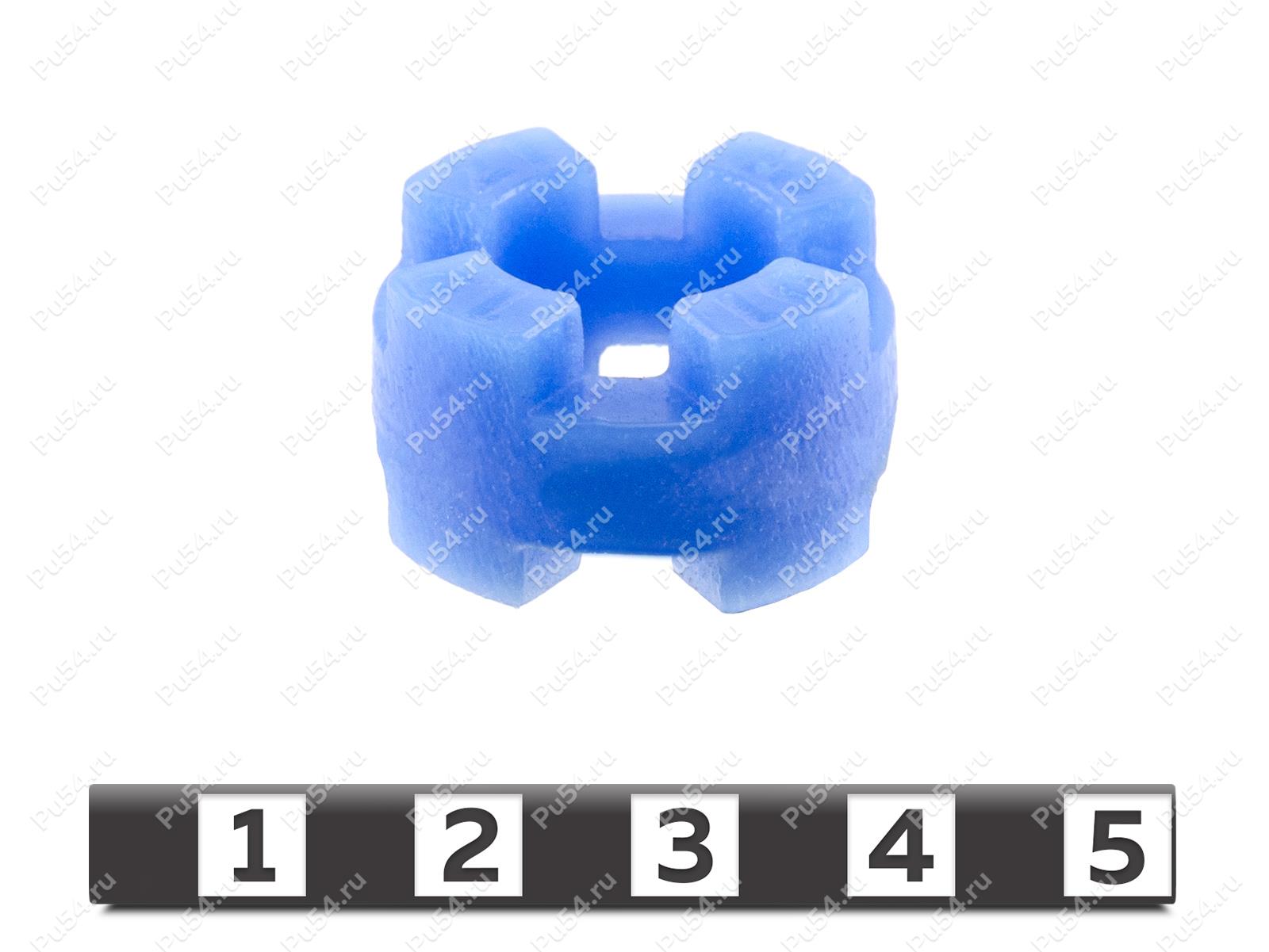 Inserto de acoplamiento elástico 24,7*13,8*14, Código de product 33-01-1221, Poliuretano, PU54/M87/синий, Imagen №1