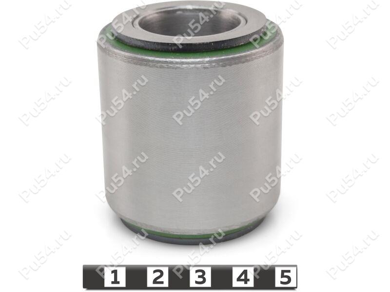 Lower straight control arm silent block, front suspension, Código de product 1-06-4851, Poliuretano, PU54/M80/verde, Imagen №1