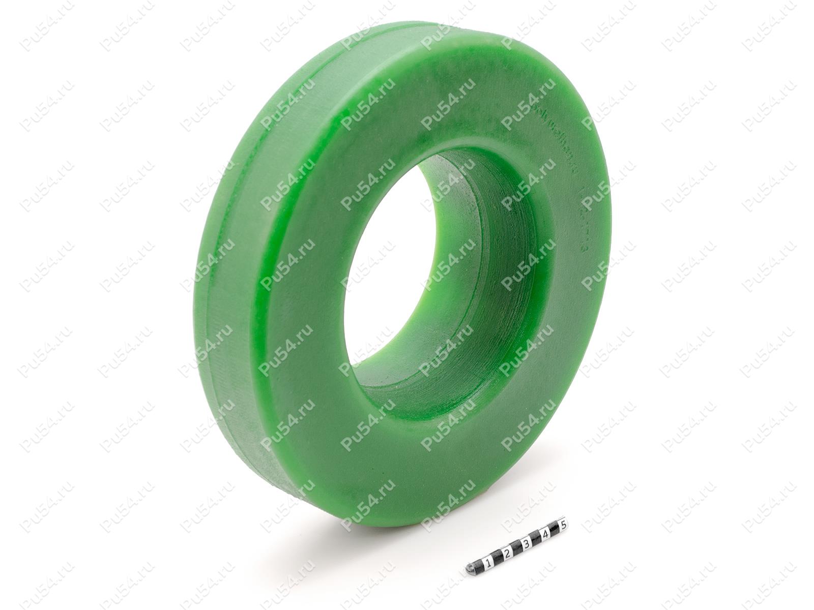 Spring spacer, rear suspension (lift +30 mm), Código de product 1-12-1713, Poliuretano, PW54/K80/светло-зеленый, Imagen №1