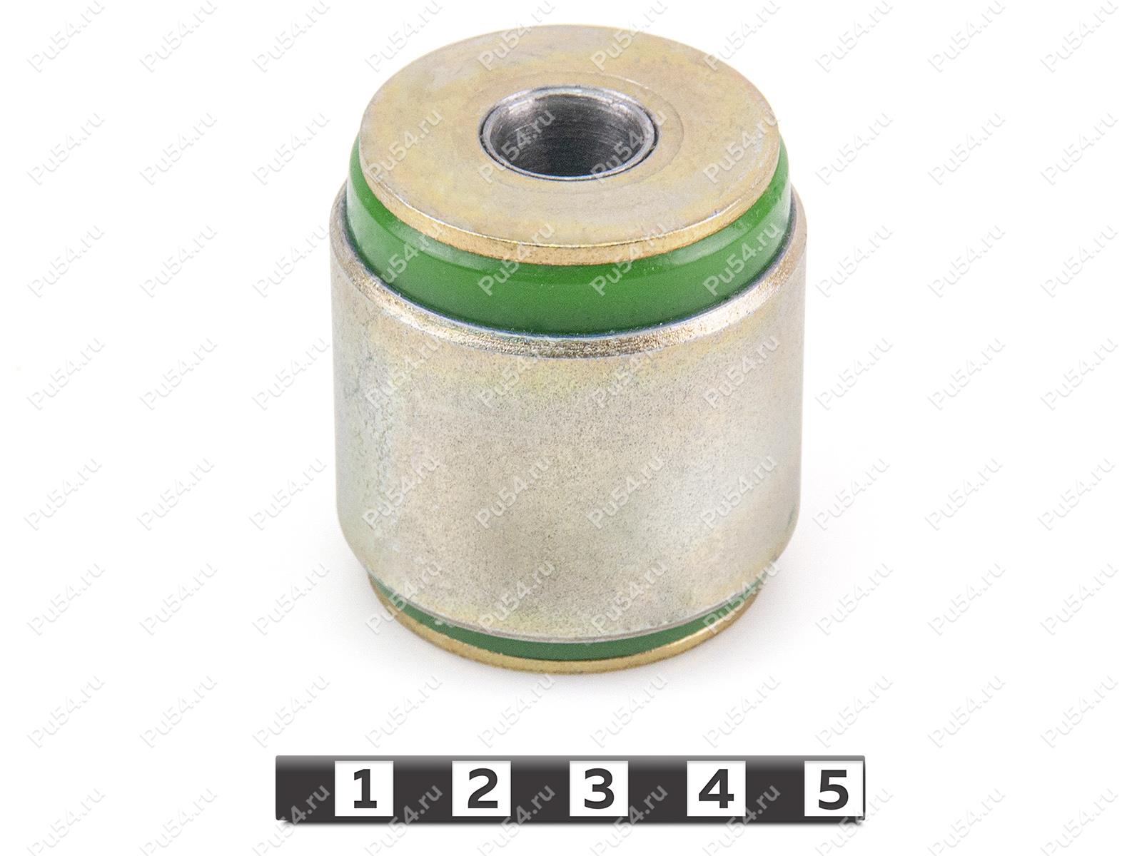 Lateral control arm silent block, rear suspension (hub), pressed-in, Código de product 22-06-28801, Poliuretano, PU54/M80/зеленый, Imagen №1