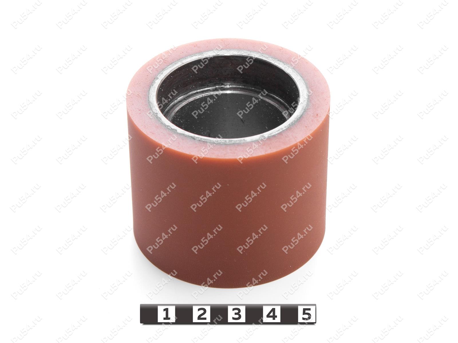 Ролик D60 х d48 х H50 (восстановление), Código de product 333-01-1272, Poliuretano, PU54Q/55E/коричневый, Imagen №1