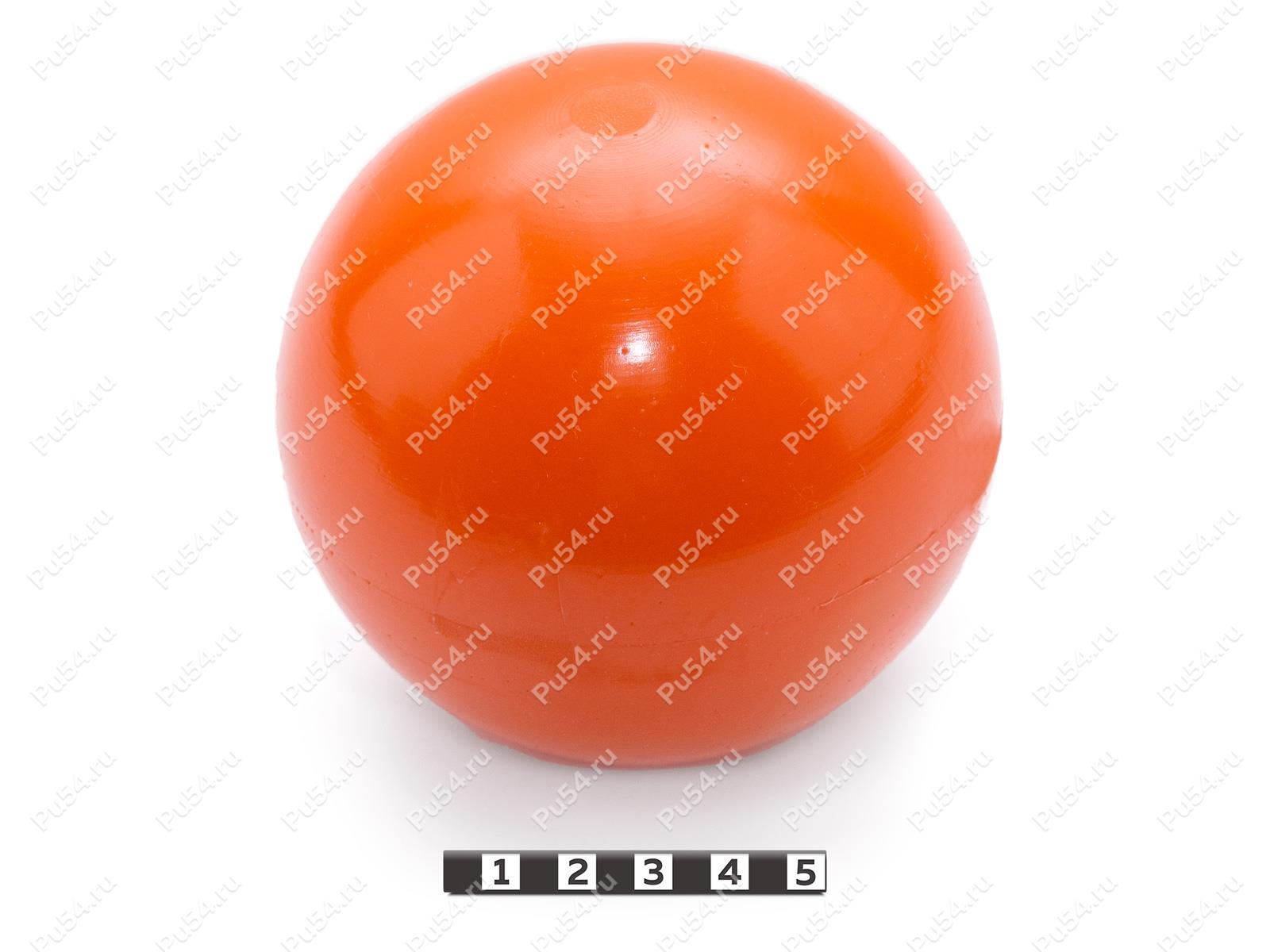 Bola de poliuretano, D = 100, Código de product 62-65-100, Poliuretano, PU54/M72/оранжевый, Imagen №1