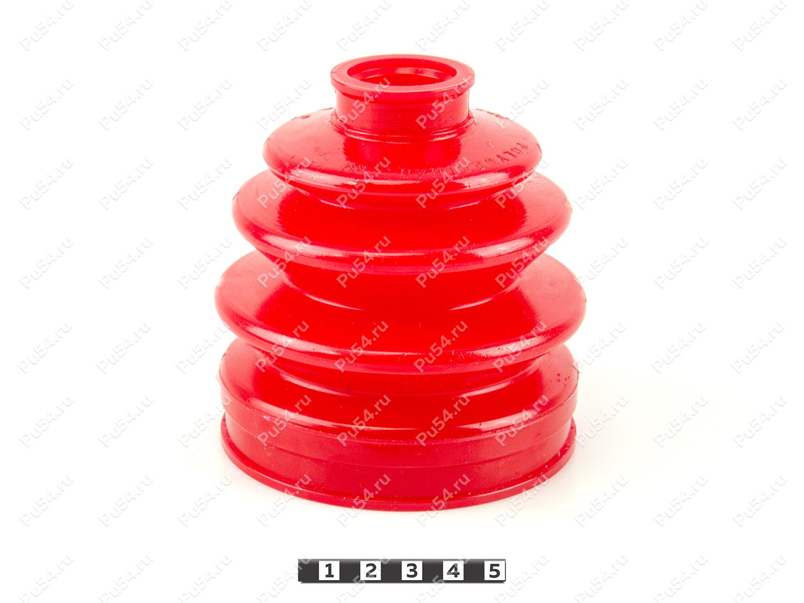 CV-joint dust boot, Código de product 3-05-009, Poliuretano, PU54/E72/rojo, Imagen №1