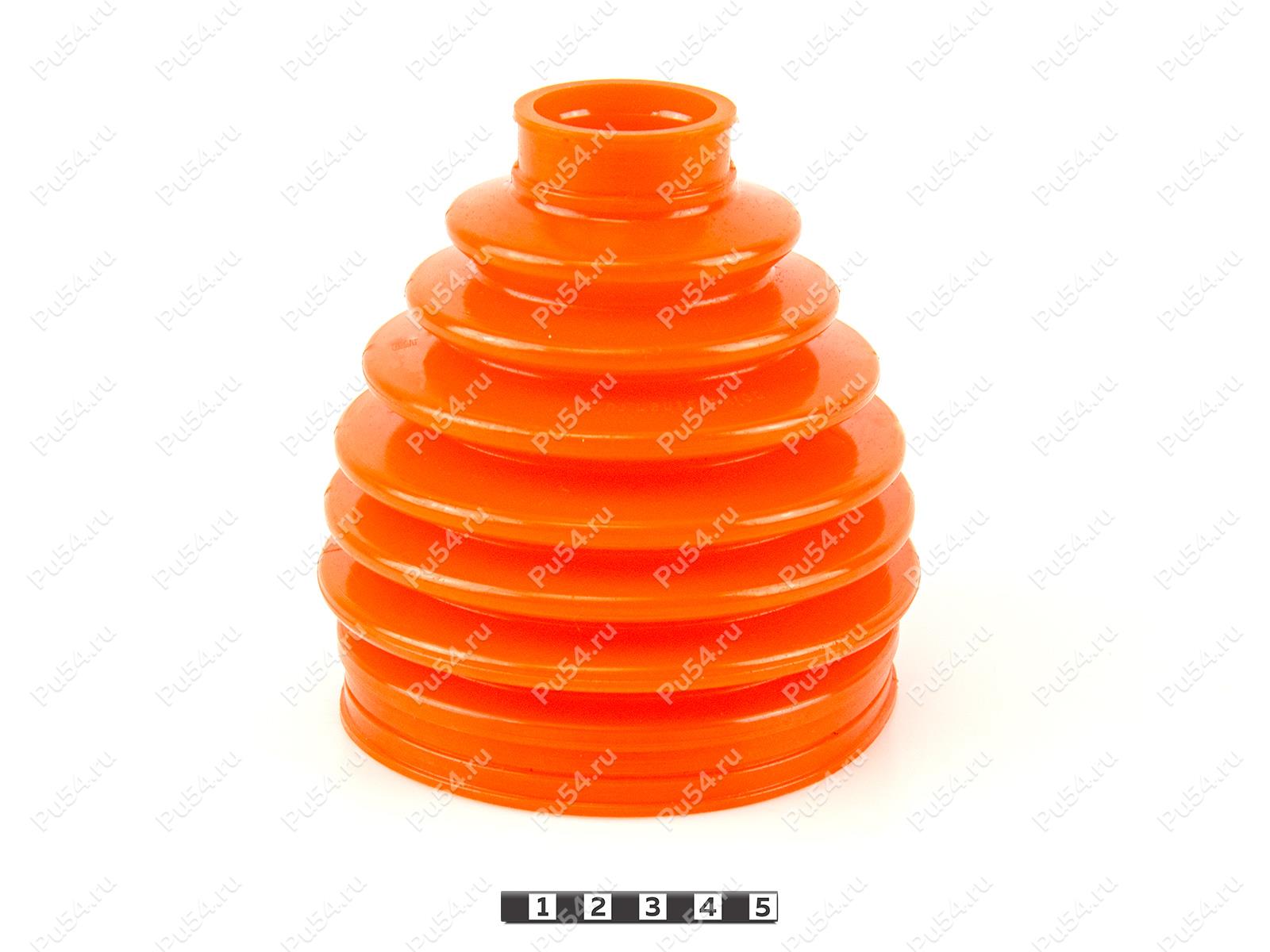 CV-joint dust boot (outer), rear suspension, Código de product 3-05-017, Poliuretano, PU54/E72/rojo, Imagen №1