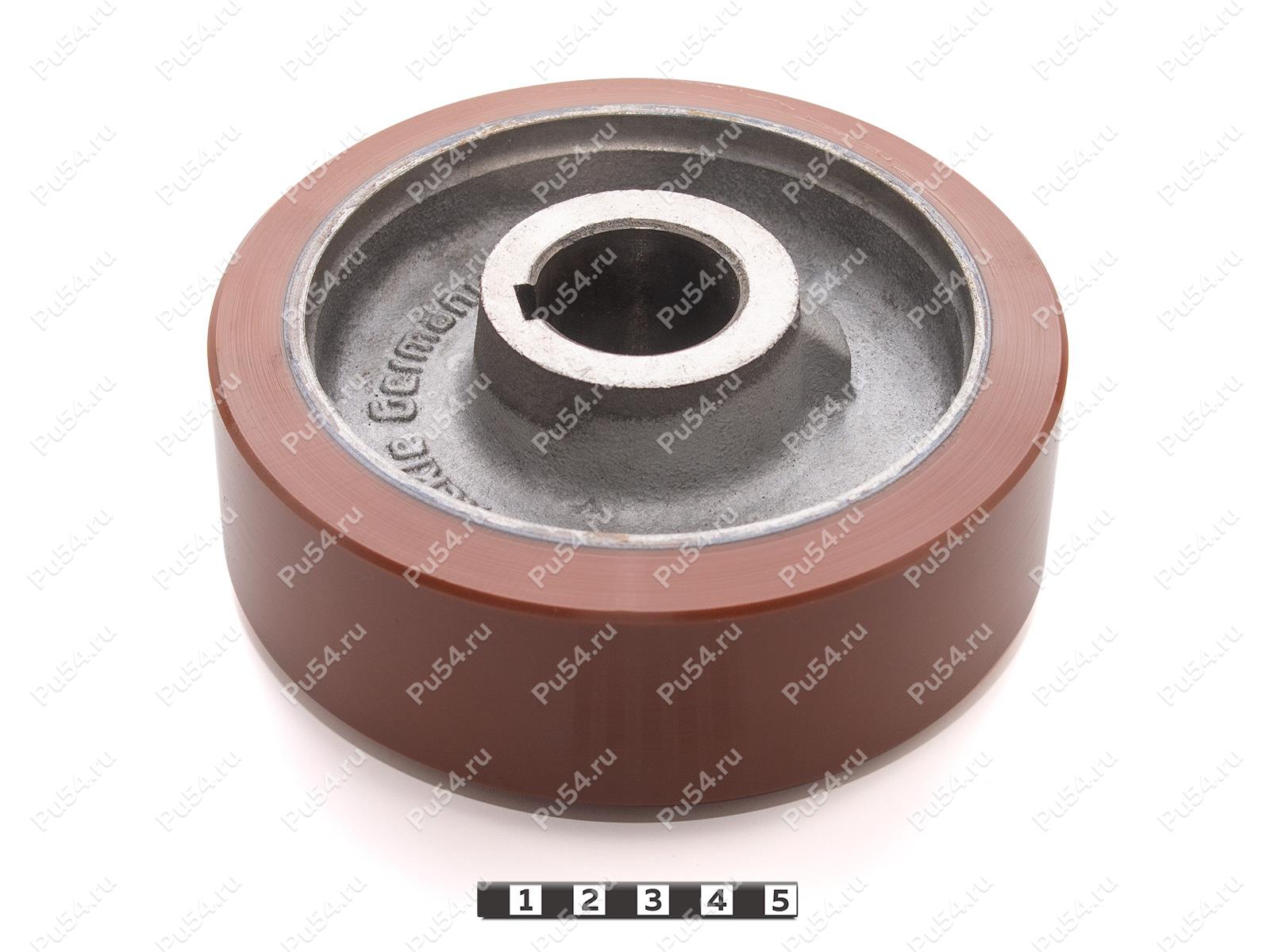 Ролик D 148 x d 124 x H 50 (восстановление), Código de product 333-01-1111, Poliuretano, 95Е коричневый, Imagen №1