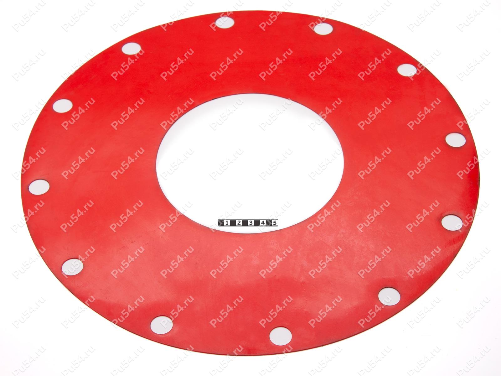Прокладка PR105398, Código de product 33-01-1641, Poliuretano, PU54/K65/красный, Imagen №1