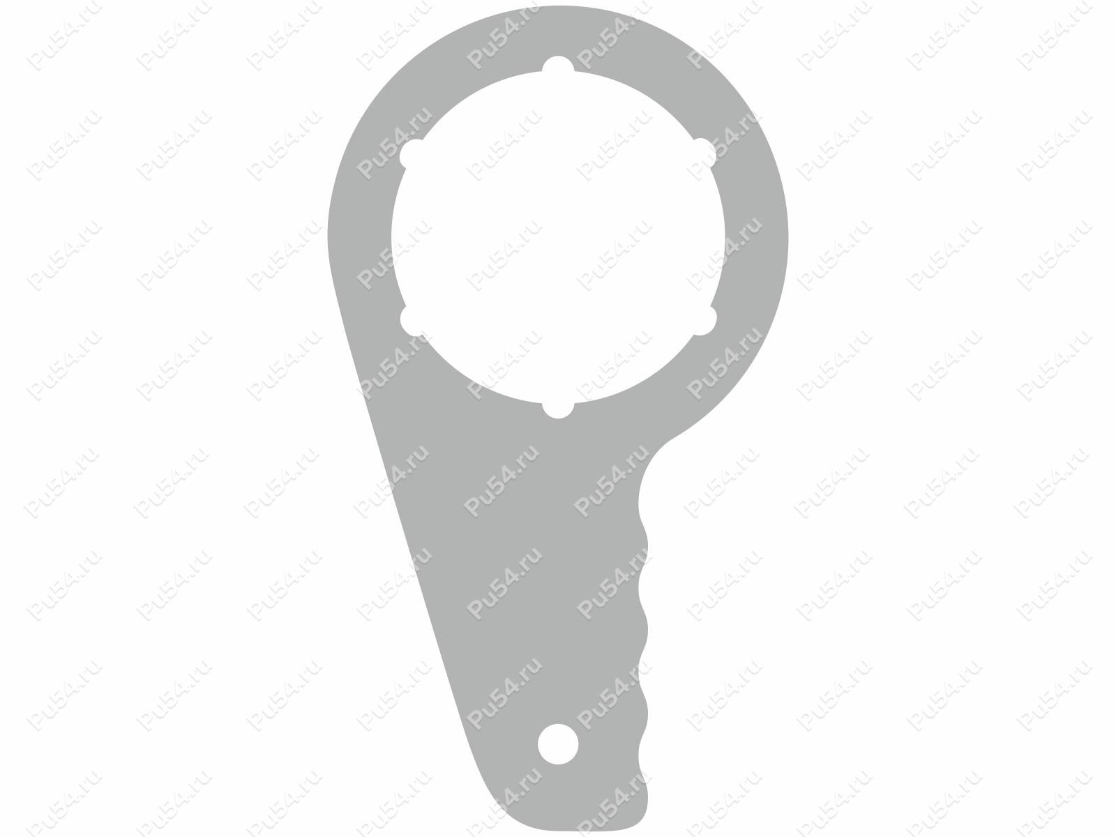 "Extrim" gas can opener (with anatomy handle), Código de product 56-01-137, Poliuretano, 3mm transparente, Imagen №1