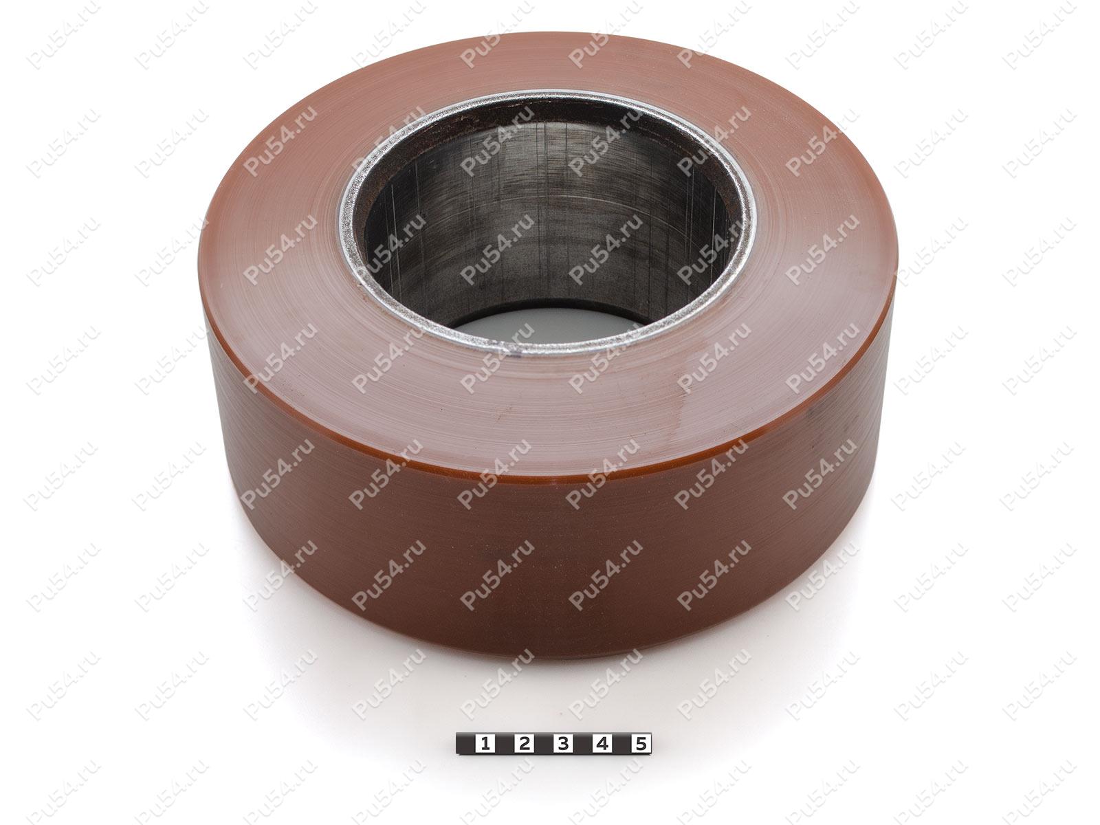 Колесо D 200 x d 104 x H 85 (восстановление), Código de product 333-01-1056, Poliuretano, PU54/E90/коричневый, Imagen №1