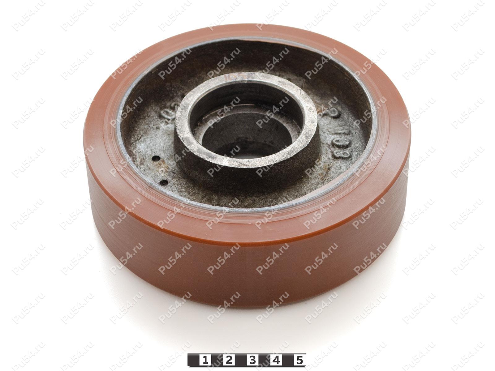Колесо D 150 x d 103 x H 50 (восстановление), Código de product 333-01-1057, Poliuretano, PU54/E90/коричневый, Imagen №1