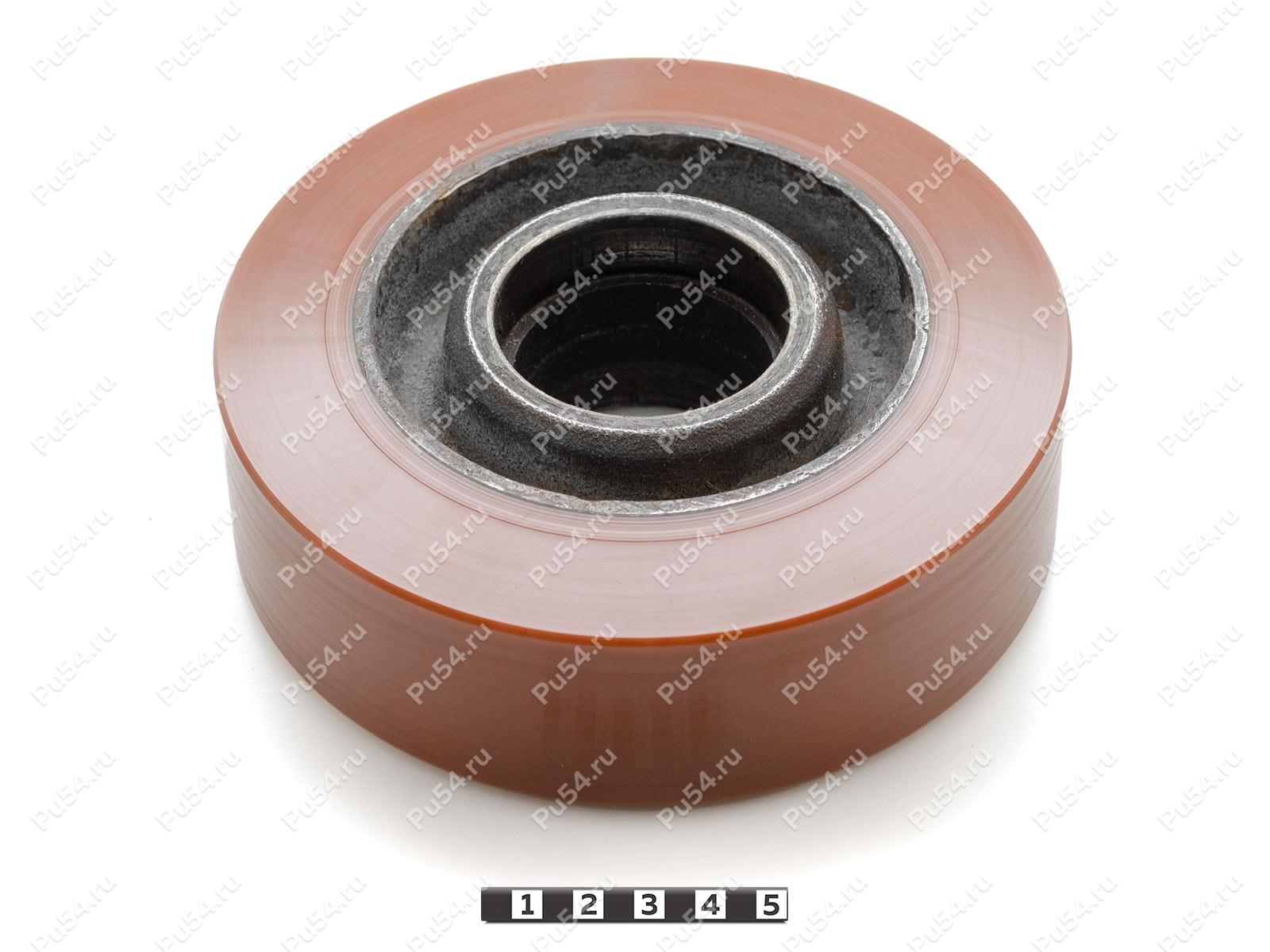 Колесо D 150 x d 125 x H 50 (восстановление), Código de product 333-01-1058, Poliuretano, PU54/E90/коричневый, Imagen №1
