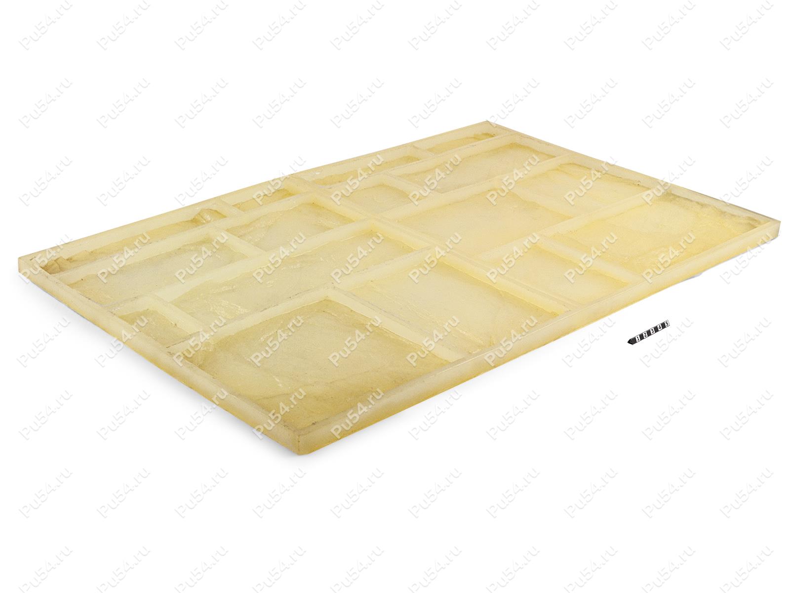 Stone veener casting mold "Rock", Código de product 34-00-002, Poliuretano, Imagen №1