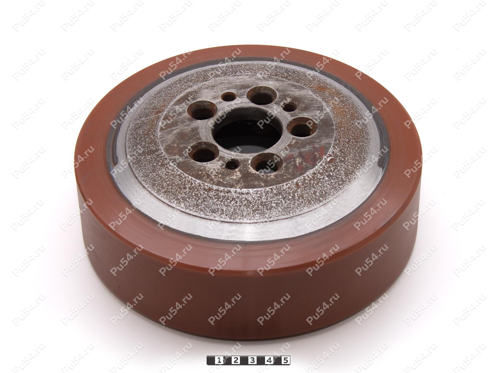 Колесо D225 x d179 x H75 (восстановление), Código de product 333-01-1130, Poliuretano, PU54Q/90Е/коричневый, Imagen №1