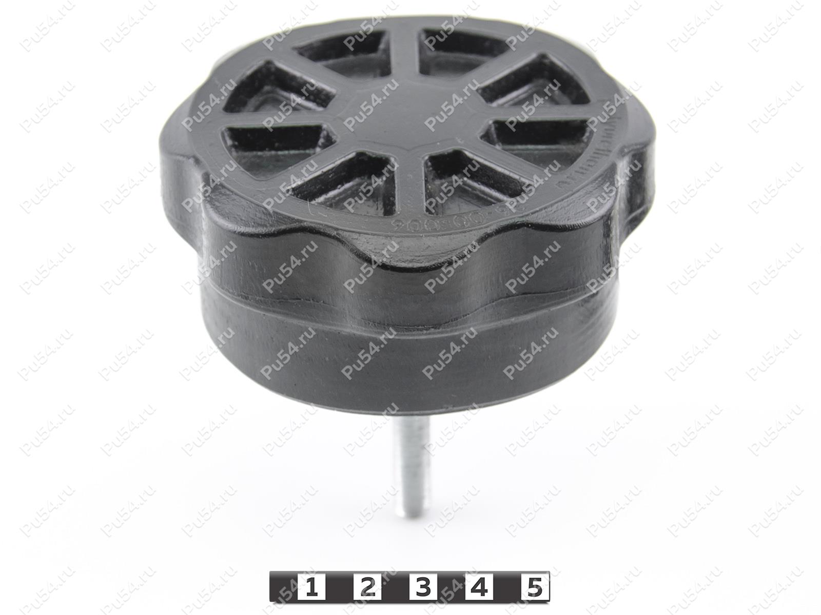 Manija de sujeción de octagonal (8 lóbulos, M8 tornillo), Código de product 36-00-006, Poliuretano, PU54/M80/negro, Imagen №1